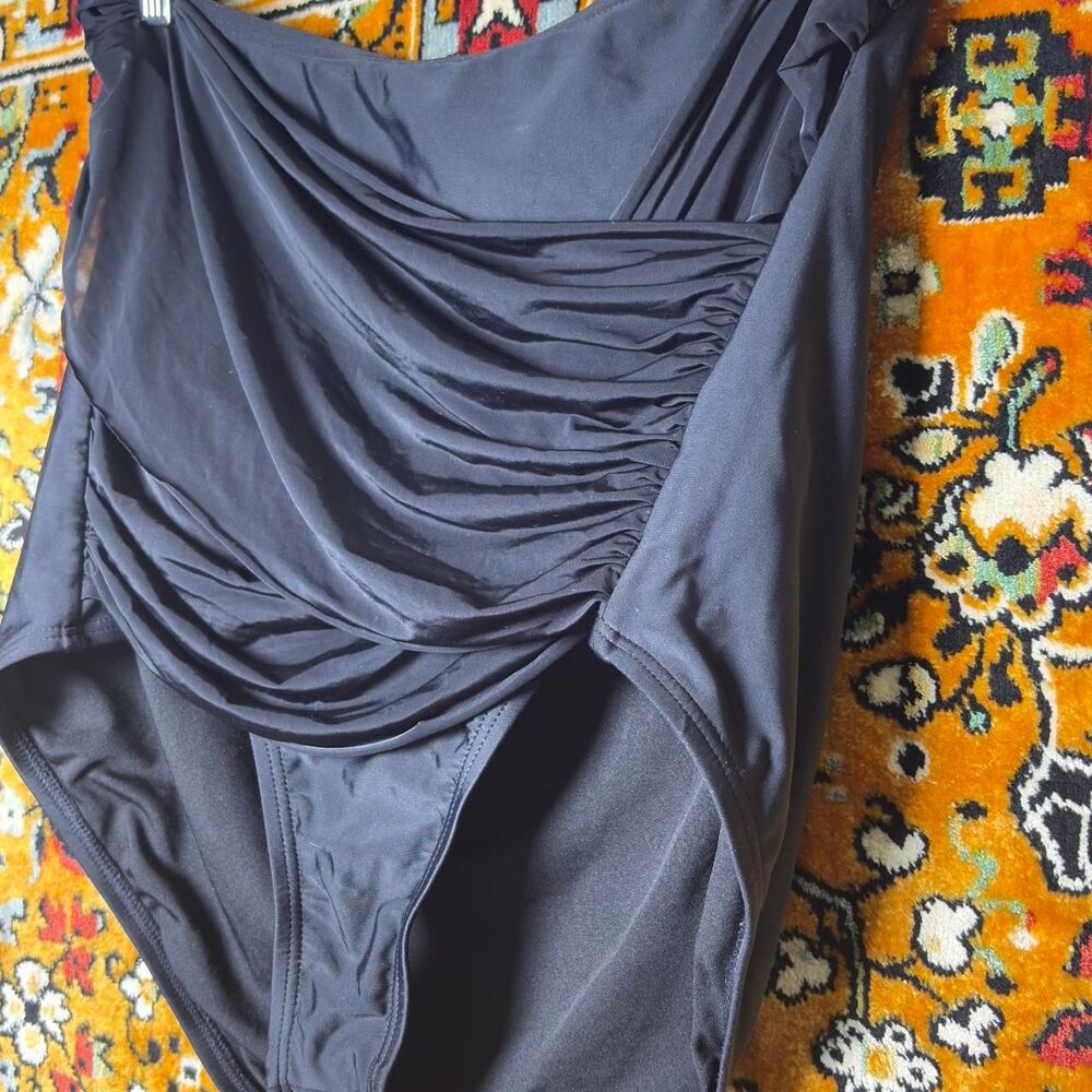 Swimsuits-for-all Women's Black Bikini-and-tankini-bottoms - Picture 3 of 9